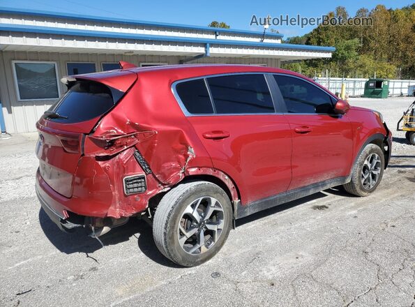 KNDPMCAC1N7000813 2022 KIA SPORTAGE Red Задня права чверть
