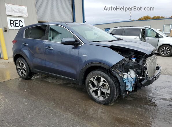 KNDPMCAC2M7849427 2021 KIA SPORTAGE Blue წინა მარჯვენა