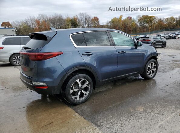 KNDPMCAC2M7849427 2021 KIA SPORTAGE Blue უკანა მარჯვენა