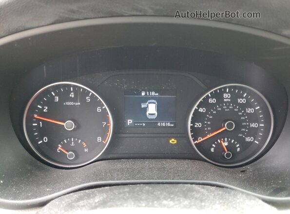 KNDPMCAC2M7849427 2021 KIA SPORTAGE Blue ხელსაწყოთა პანელის ხედი