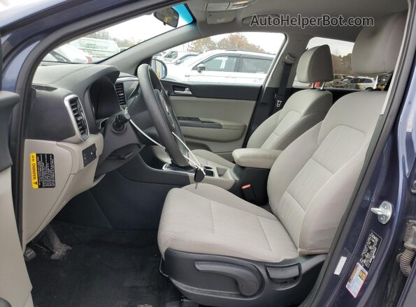 KNDPMCAC2M7849427 2021 KIA SPORTAGE Blue წინა სალონის ხედი