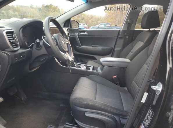 KNDPMCAC3L7732731 2020 KIA SPORTAGE Черный Вид салона спереди