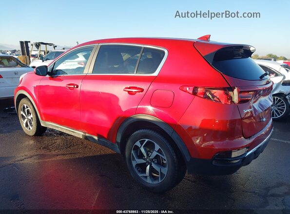 KNDPMCAC3N7024224 2022 KIA SPORTAGE Red უკანა მარცხენა