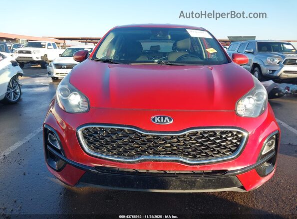 KNDPMCAC3N7024224 2022 KIA SPORTAGE Red უკანა სალონის ხედი
