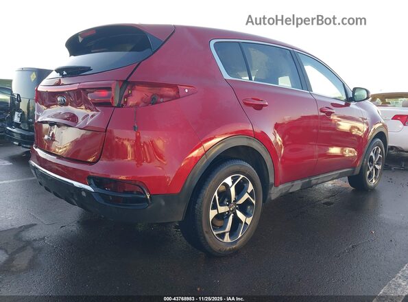 KNDPMCAC3N7024224 2022 KIA SPORTAGE Red უკანა მარჯვენა