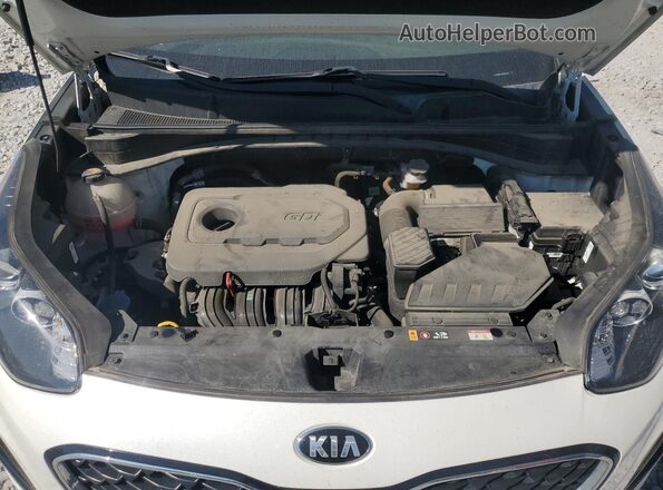 KNDPMCAC3N7947464 2022 KIA SPORTAGE White ძრავის განყოფილების ხედი