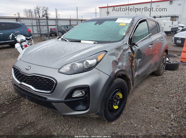 KNDPMCAC4N7022188 2022 KIA SPORTAGE Silver Առջևի ձախ երեք քառորդ տեսարան