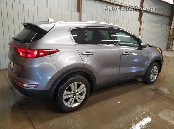 KNDPMCAC6J7378491 2018 KIA SPORTAGE Gray Rear right
