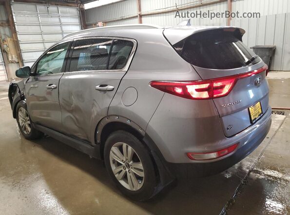 KNDPMCAC6J7378491 2018 KIA SPORTAGE Gray Rear left