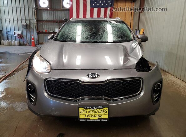 KNDPMCAC6J7378491 2018 KIA SPORTAGE Gray Front view