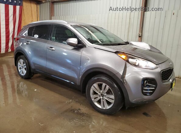 KNDPMCAC6J7378491 2018 KIA SPORTAGE Gray Front right