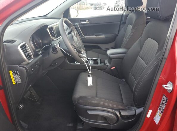 KNDPMCAC6L7667146 2020 KIA SPORTAGE Red Front interior view