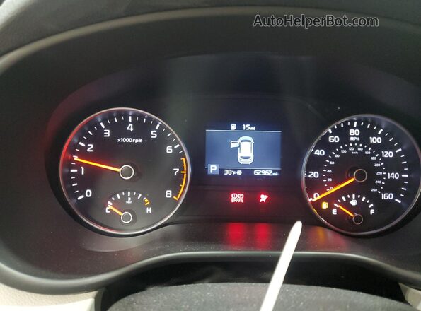 KNDPMCAC8L7805673 2020 KIA SPORTAGE White Սարքավորումների վահանակի տեսք