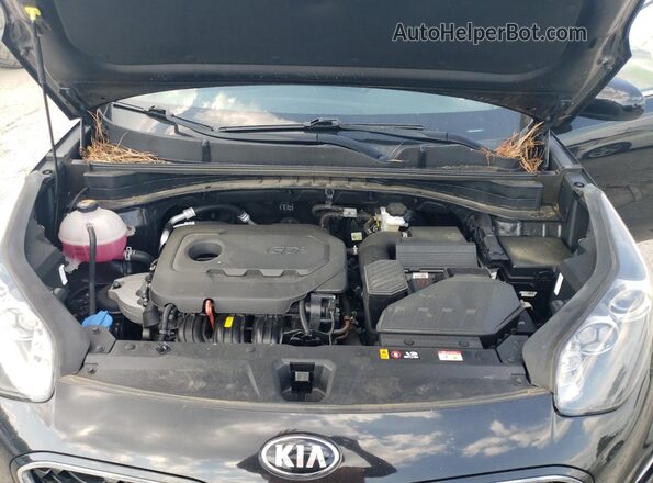 KNDPMCAC9N7991078 2022 KIA SPORTAGE Black Vista del compartimento del motor