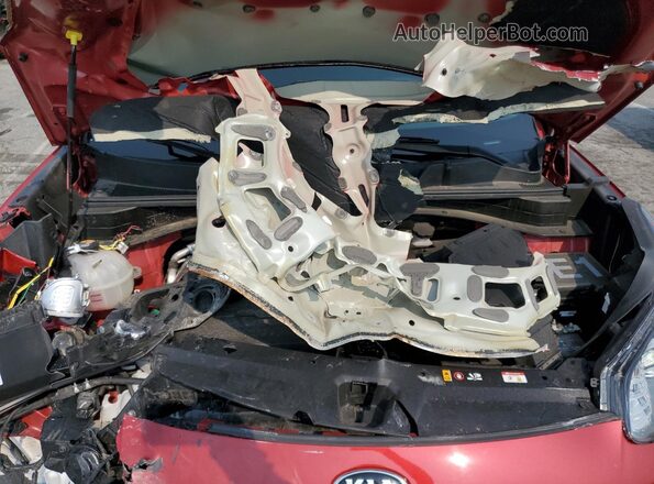 KNDPMCACXN7955819 2022 KIA SPORTAGE Burgundy Vista del compartimento del motor