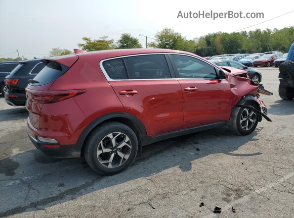 KNDPMCACXN7955819 2022 KIA SPORTAGE Burgundy Trasero derecho