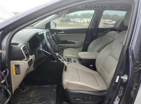 KNDPN3AC2N7946576 2022 KIA SPORTAGE Blue წინა სალონის ხედი