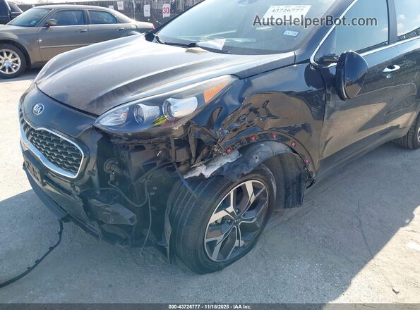 KNDPN3AC3N7009137 2022 KIA SPORTAGE Black Вид спереду