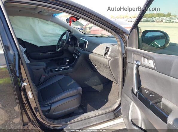 KNDPN3AC3N7009137 2022 KIA SPORTAGE Black Вид салону спереду