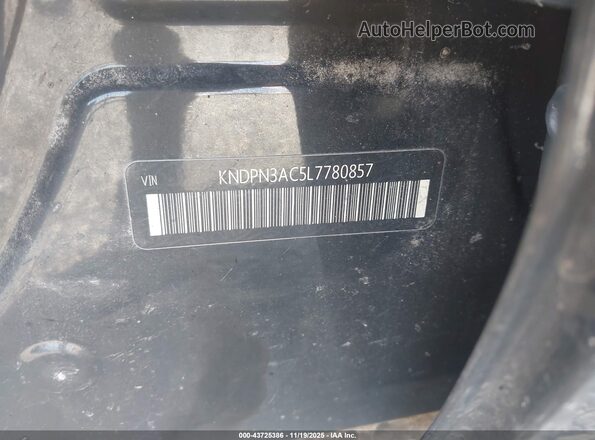 KNDPN3AC5L7780857 2020 KIA SPORTAGE Black Շարժիչի բաժամունքի տեսք