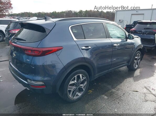 KNDPNCAC2N7964172 2022 KIA SPORTAGE Blue Trasero derecho