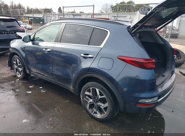 KNDPNCAC2N7964172 2022 KIA SPORTAGE Blue Trasero izquierdo