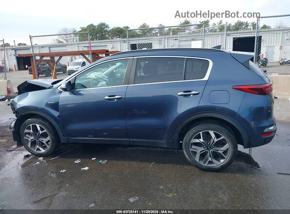 KNDPNCAC2N7964172 2022 KIA SPORTAGE Blue Vista interior de 360 grados
