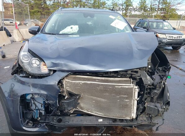 KNDPNCAC2N7964172 2022 KIA SPORTAGE Blue Vista del cuadro de instrumentos