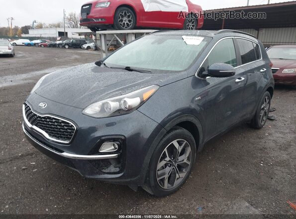 KNDPNCAC8N7983034 2022 KIA SPORTAGE Blue Vista tres cuartos delantera izquierda