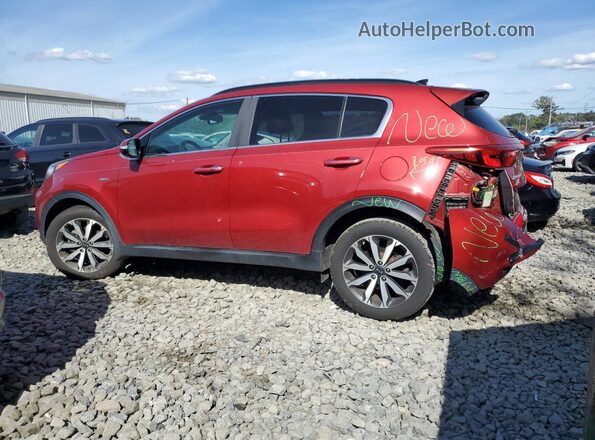 KNDPNCAC9K7551113 2019 KIA SPORTAGE Red Trasero izquierdo