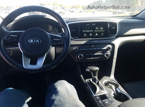 KNDPNCAC9N7023317 2022 KIA SPORTAGE White Vista del salpicadero