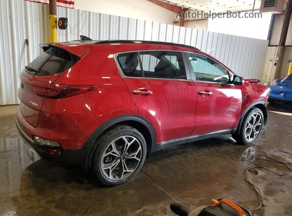 KNDPRCA68L7786053 2020 KIA SPORTAGE Red Rear right