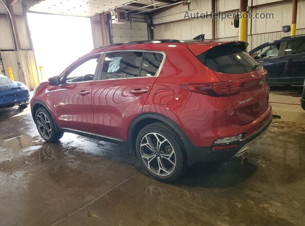 KNDPRCA68L7786053 2020 KIA SPORTAGE Red Rear left