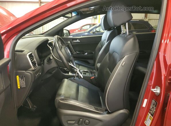KNDPRCA68L7786053 2020 KIA SPORTAGE Red Front interior view