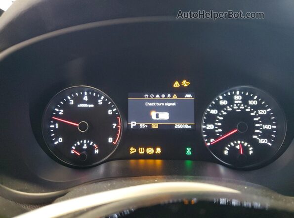KNDPRCA68L7786053 2020 KIA SPORTAGE Red Instrument cluster view