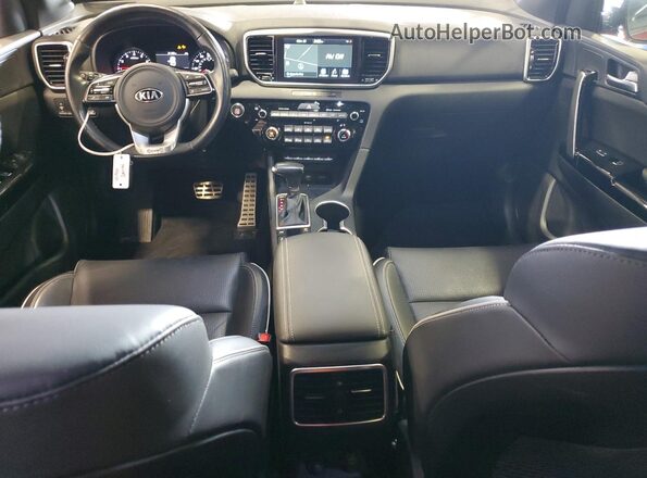 KNDPRCA68L7786053 2020 KIA SPORTAGE Red Dashboard view