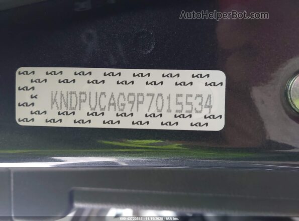 KNDPUCAG9P7015534 2023 KIA SPORTAGE HYBRID Gray 
