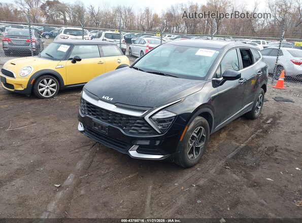 KNDPUCDF9R7238159 2024 KIA SPORTAGE Black Առջևի ձախ երեք քառորդ տեսարան