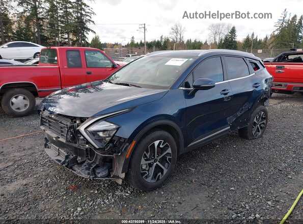 KNDPVCAG1P7091973 2023 KIA SPORTAGE HYBRID Dark Blue Vista tres cuartos delantera izquierda