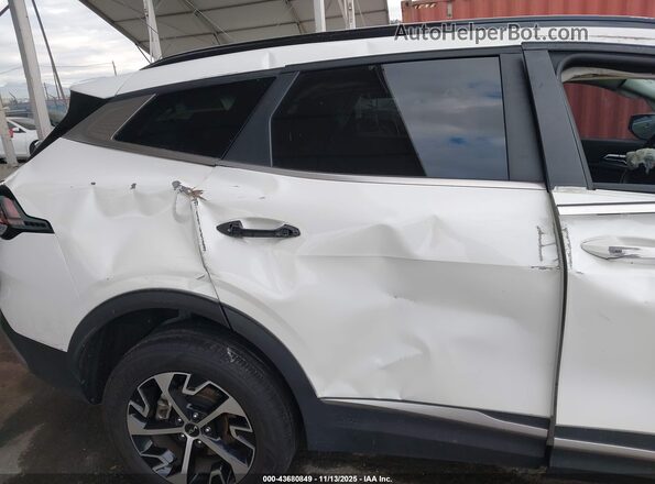 KNDPVCAG7P7026268 2023 KIA SPORTAGE HYBRID White უკანა სალონის ხედი