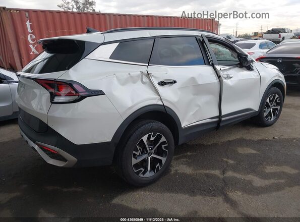 KNDPVCAG7P7026268 2023 KIA SPORTAGE HYBRID White უკანა მარჯვენა
