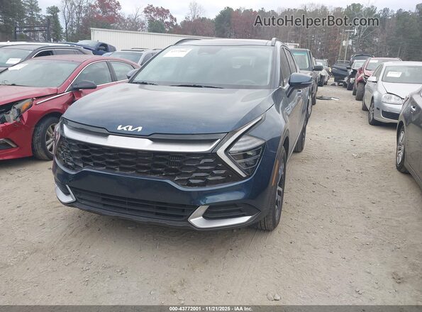 KNDPVCDG7R7155612 2024 KIA SPORTAGE HYBRID Dark Blue Vista tres cuartos delantera izquierda