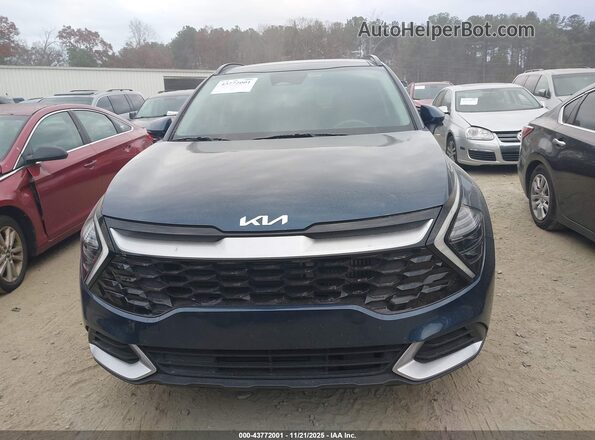 KNDPVCDG7R7155612 2024 KIA SPORTAGE HYBRID Dark Blue Vista del cuadro de instrumentos