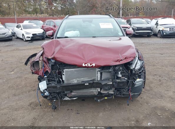 KNDPXCAG2P7034661 2023 KIA SPORTAGE HYBRID Burgundy Вид спереду