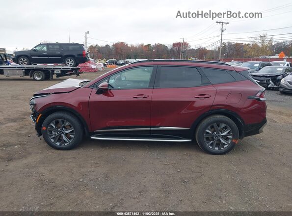 KNDPXCAG2P7034661 2023 KIA SPORTAGE HYBRID Burgundy Панорамний вид салону 360°