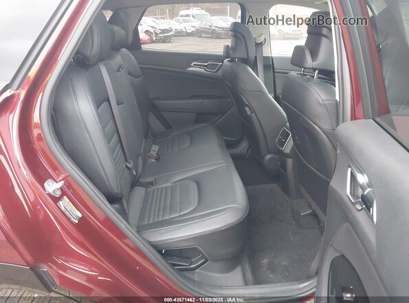 KNDPXCAG2P7034661 2023 KIA SPORTAGE HYBRID Burgundy Вид наклейки з VIN-кодом