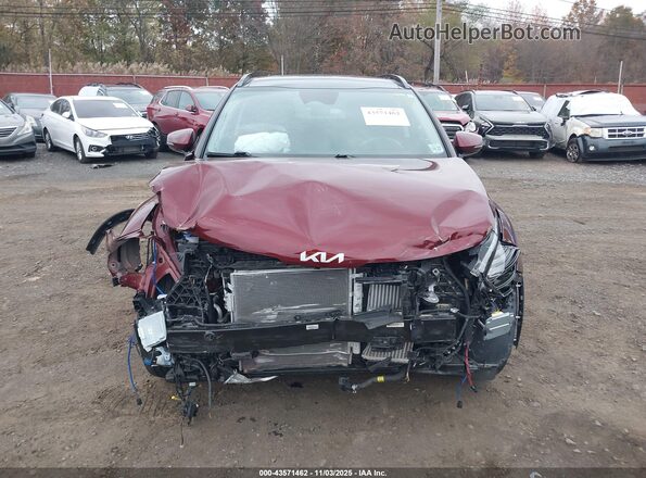 KNDPXCAG2P7034661 2023 KIA SPORTAGE HYBRID Burgundy Вид щитка приладів