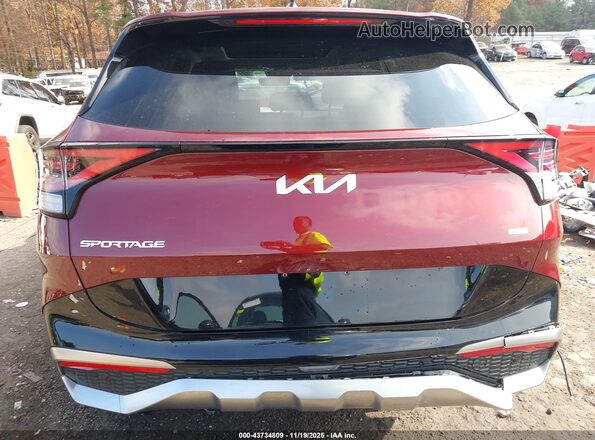 KNDPXCDG4S7213191 2025 KIA SPORTAGE HYBRID Burgundy 