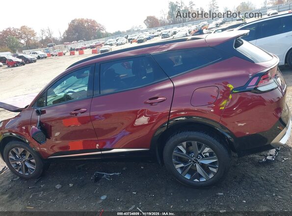 KNDPXCDG4S7213191 2025 KIA SPORTAGE HYBRID Burgundy Սալոնի 360 աստիճան տեսք