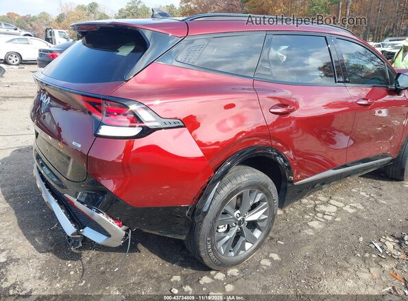 KNDPXCDG4S7213191 2025 KIA SPORTAGE HYBRID Burgundy Հետևի աջ
